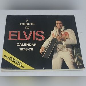 Elvis Presley A Tribute To Elvis 1978-1979 Calendar
